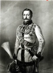 Alexander II. (1818-81) von Russland, graviert von Dietmar Ullrich und Smirnoff, 1858